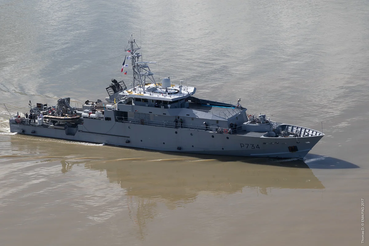 Le patrouilleur léger guyanais La Résolue