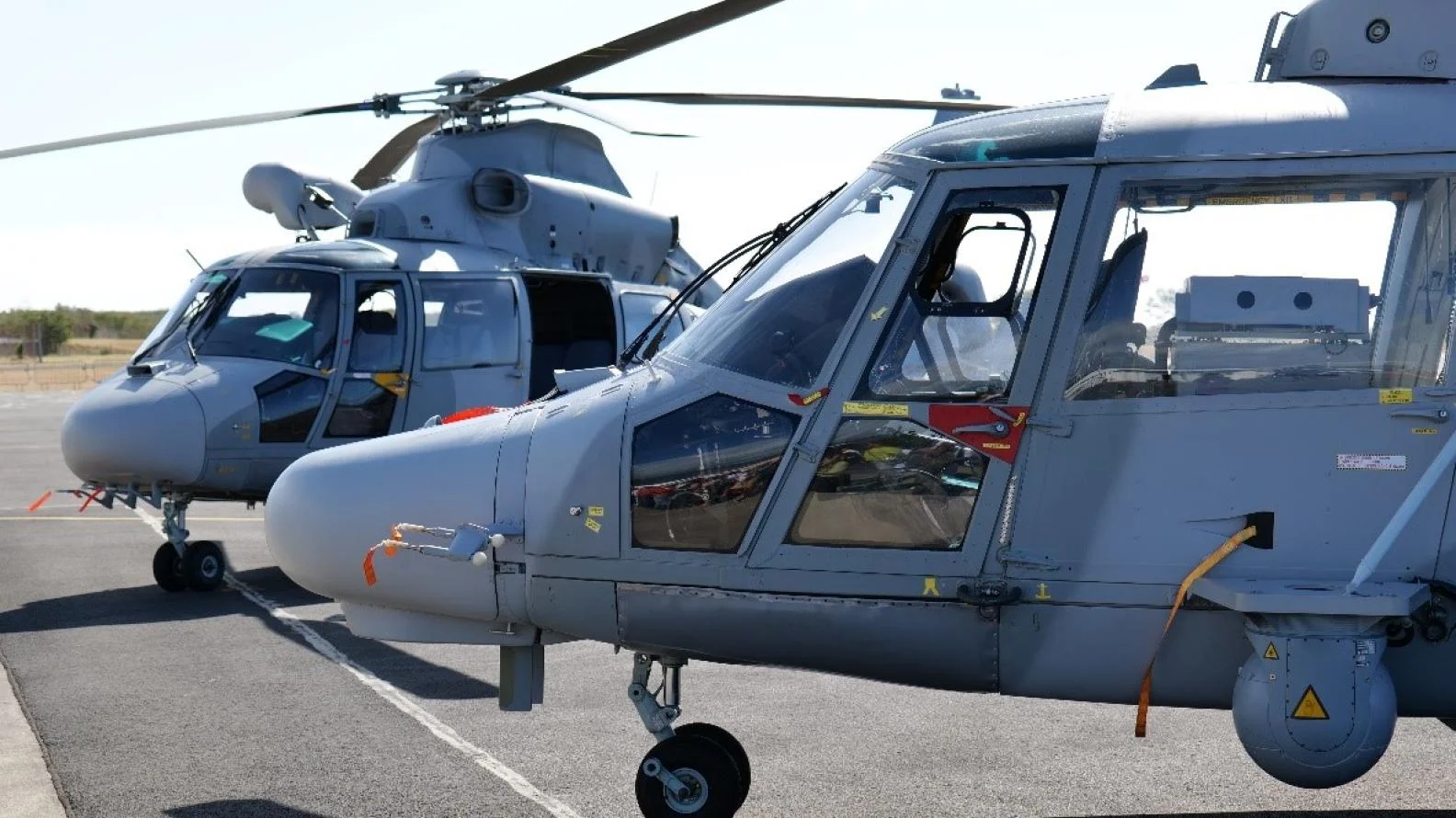 L'hélicoptère Panther de la flottille 36F remplacé par un Dauphin