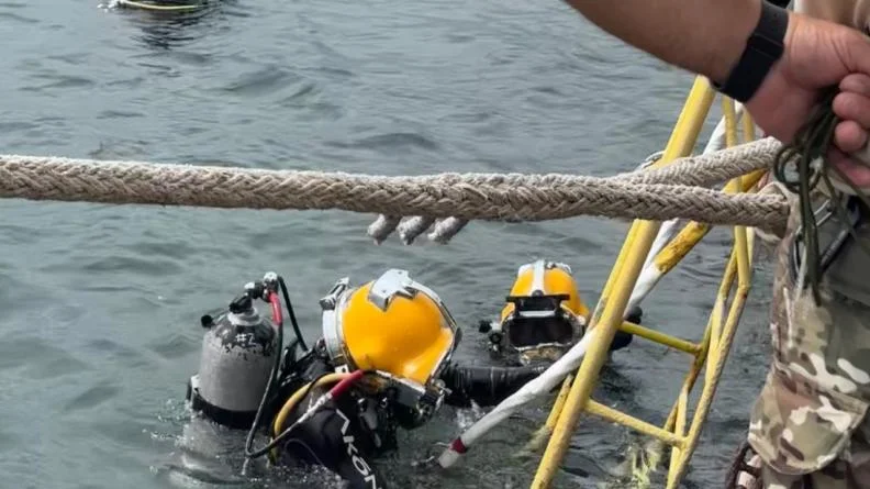 Des plongeurs-démineurs de la marine nationale