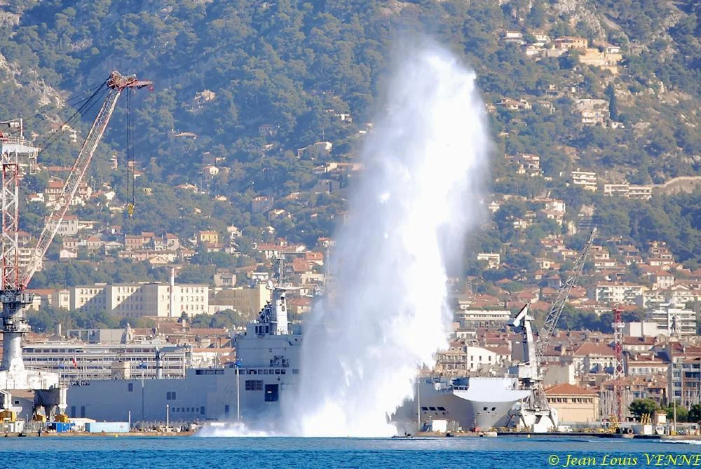 Essais des catapultes du Charles de Gaulle