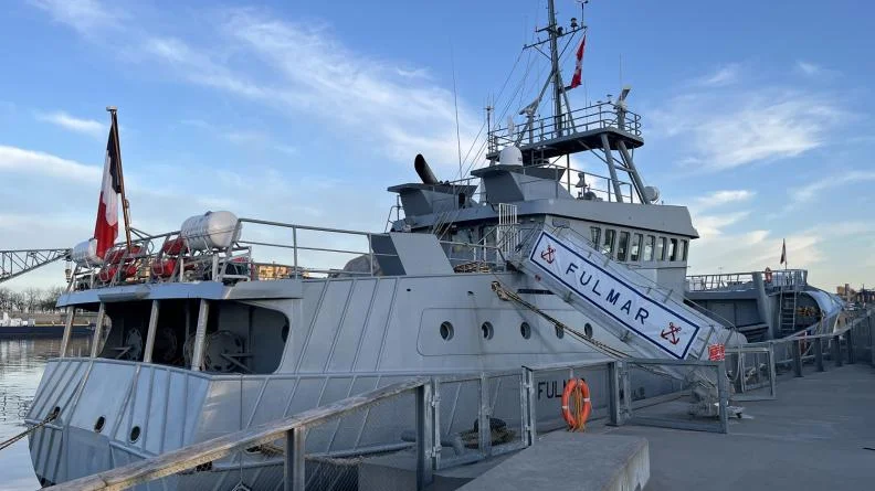 Le patrouilleur Fulmar en escale à Montréal (Canada)
