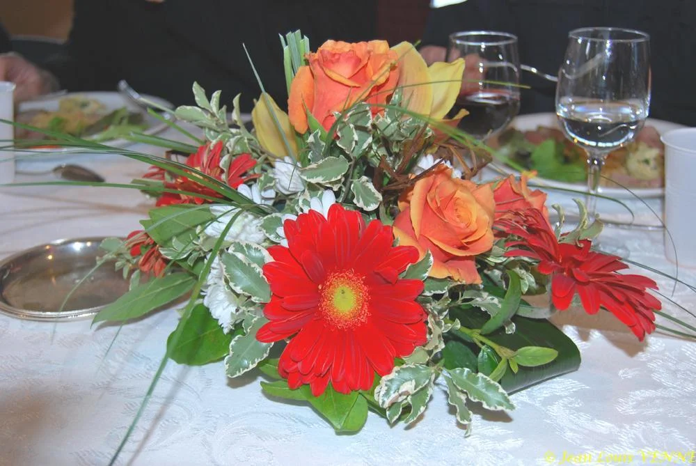 Le repas offert aux invités