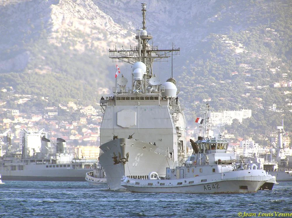 Escale du croiseur USS San Jacinto Ã  Toulon