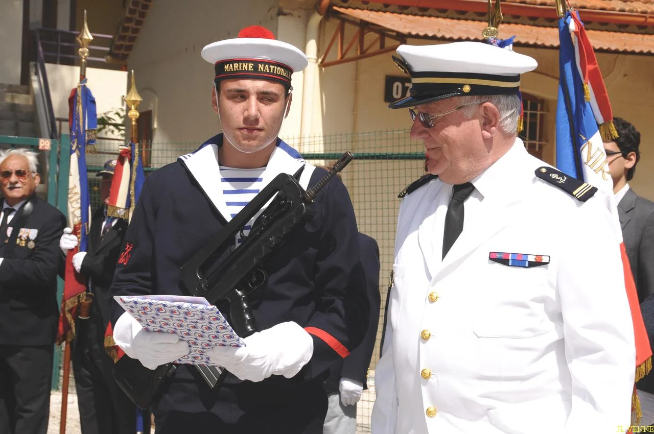 Remise des diplômes aux stagiaires de la Préparation Militaire Marine de LA SEYNE SUR MER