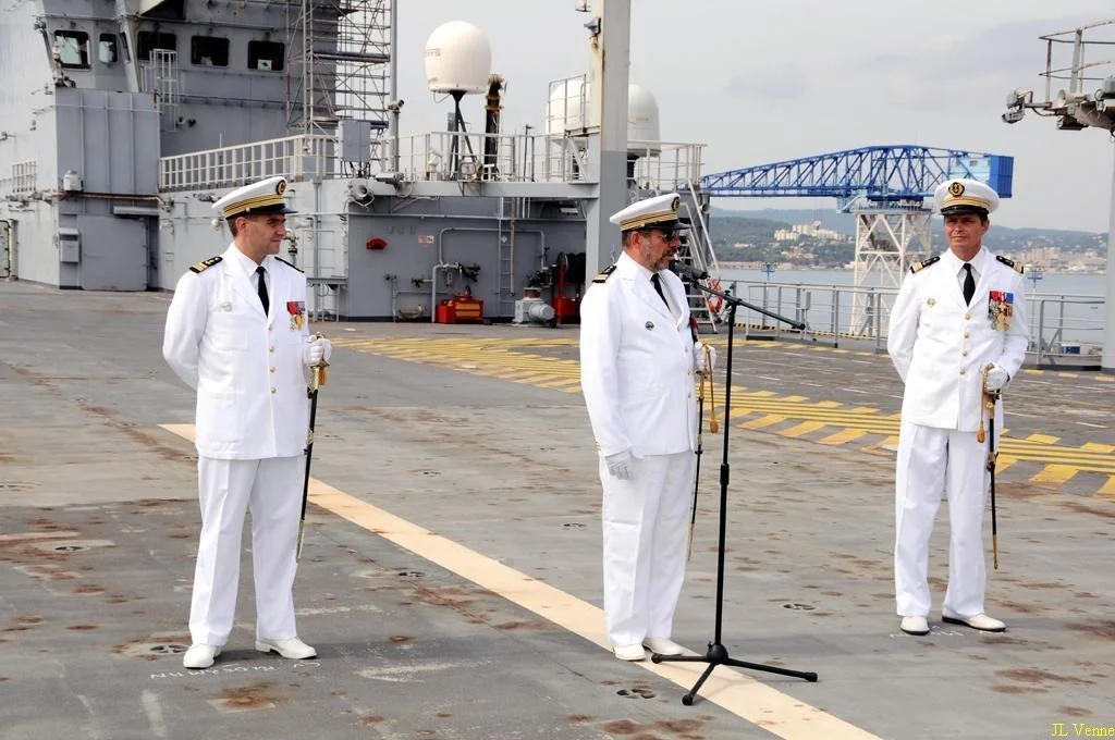 Prise de commandement du BPC Mistral