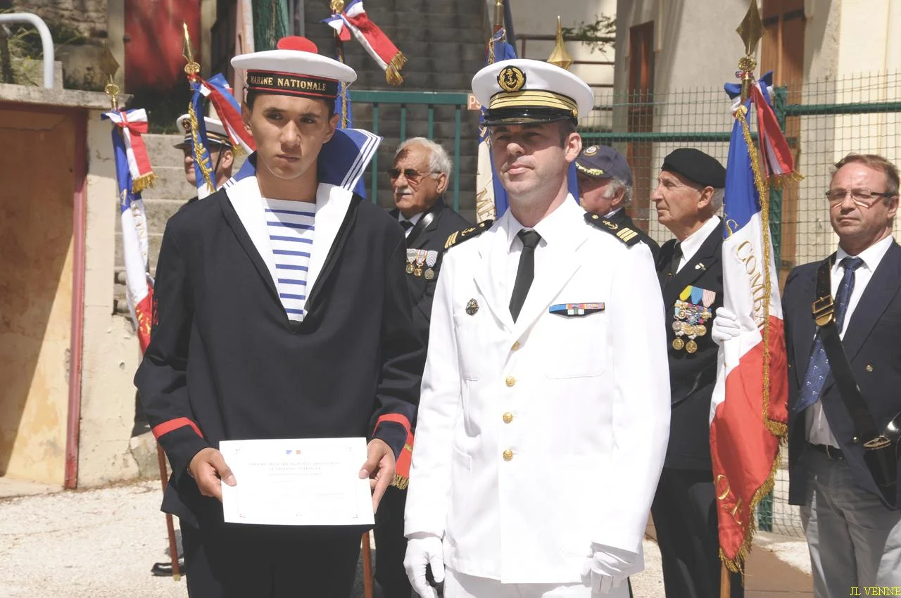 Remise des diplômes aux stagiaires de la Préparation Militaire Marine de LA SEYNE SUR MER