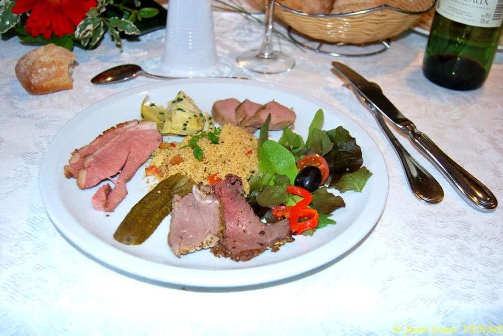 Le repas offert aux invités