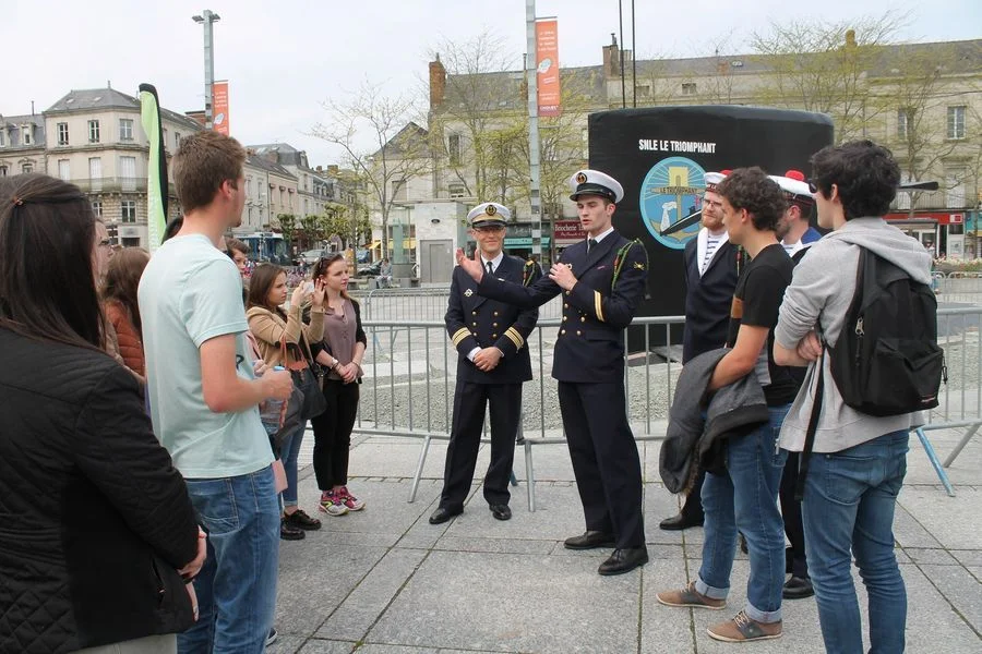 L’équipage du SNLE Le Triomphant fait escale à Cholet