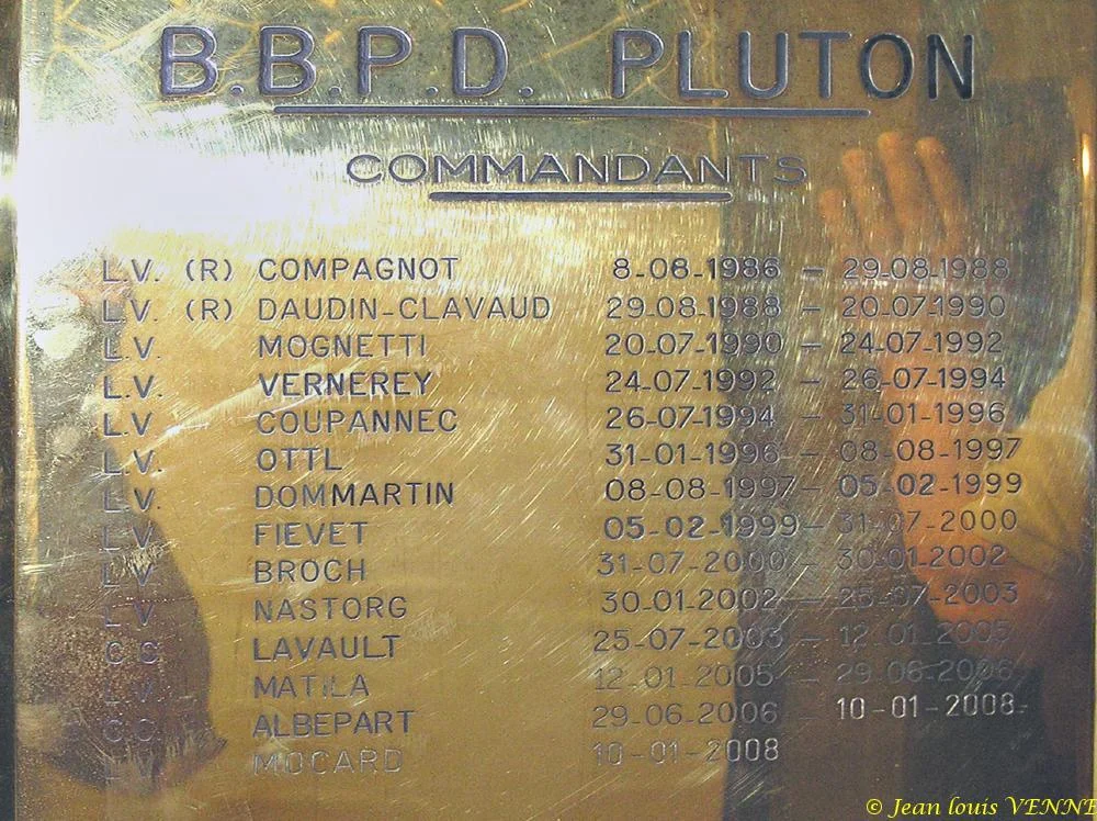 Liste des commandants