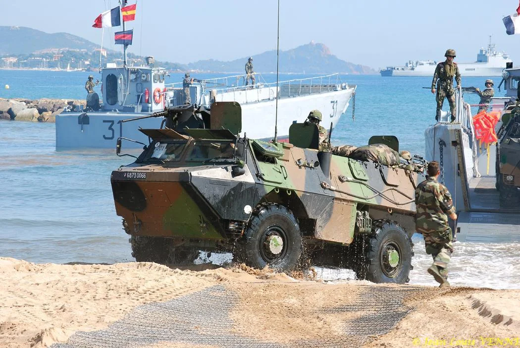 Débarquement des véhicules