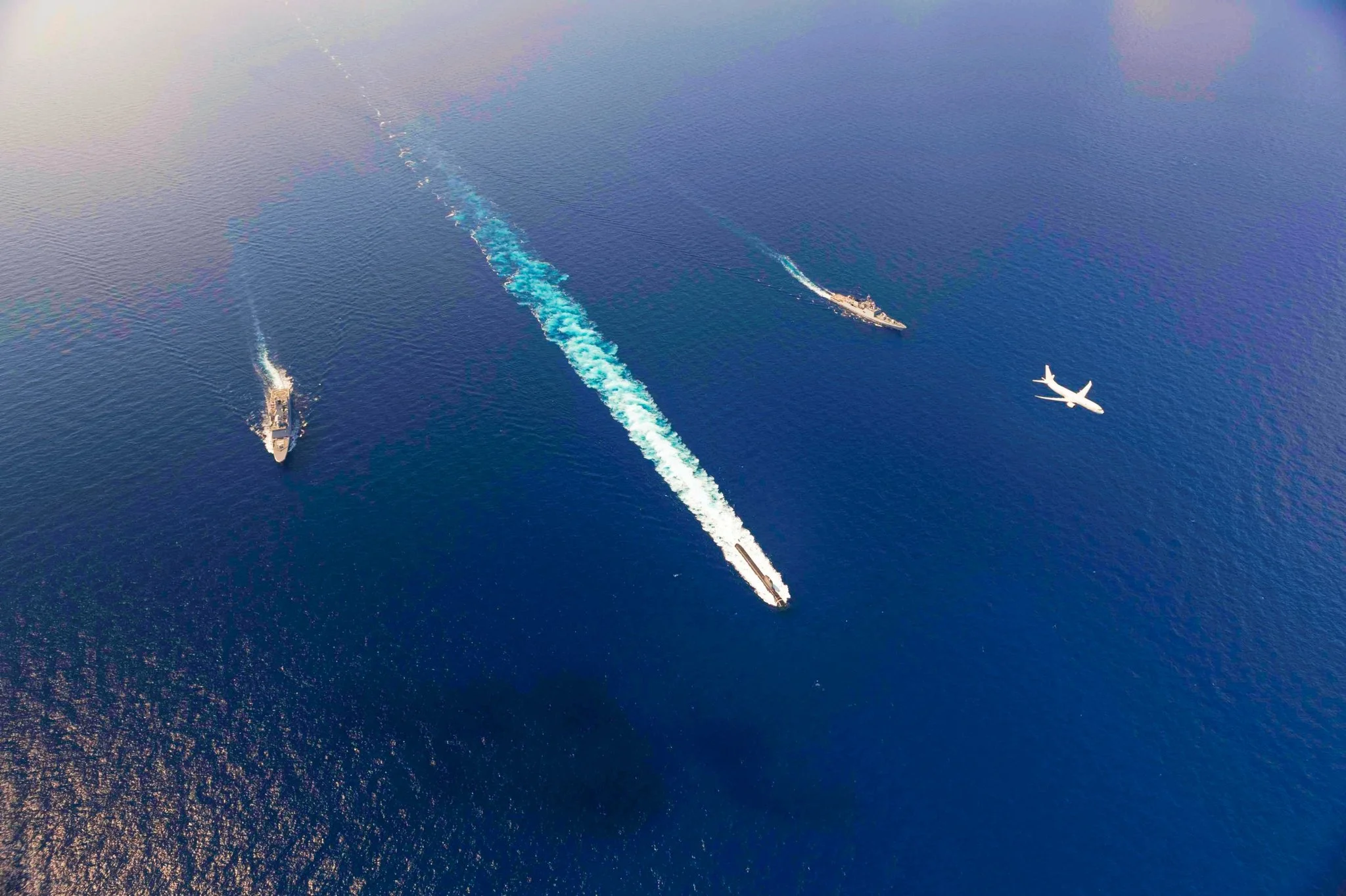 Les participants à l'exercice Varuna 2024