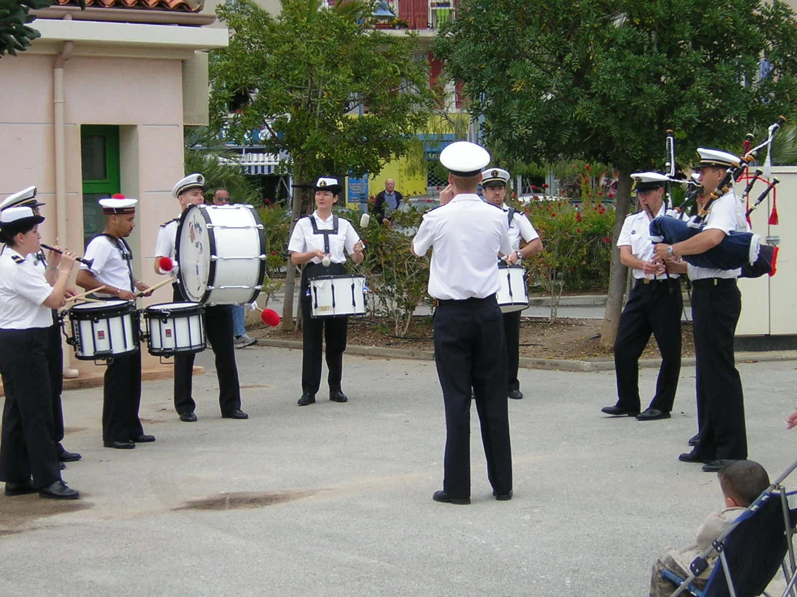 Le bagad du CIN St-Mandrier