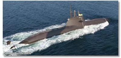 Le sous-marin Allemand U31 (type U-212A)