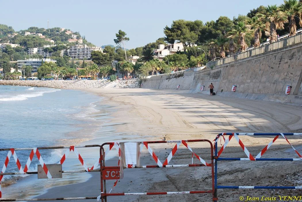 La plage du Lido à Sanary