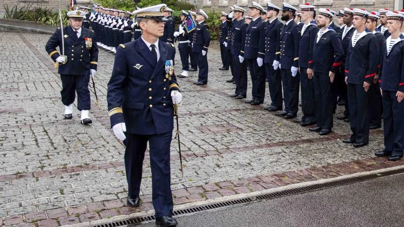 Prise de commandement du bataillon de fusiliers marins Amyot d’Inville