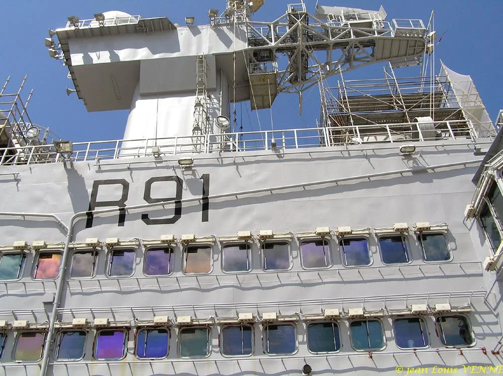 La passerelle du Charles de Gaulle