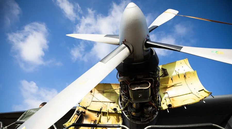 Un moteur Tyne équipant les avions Atlantique 2