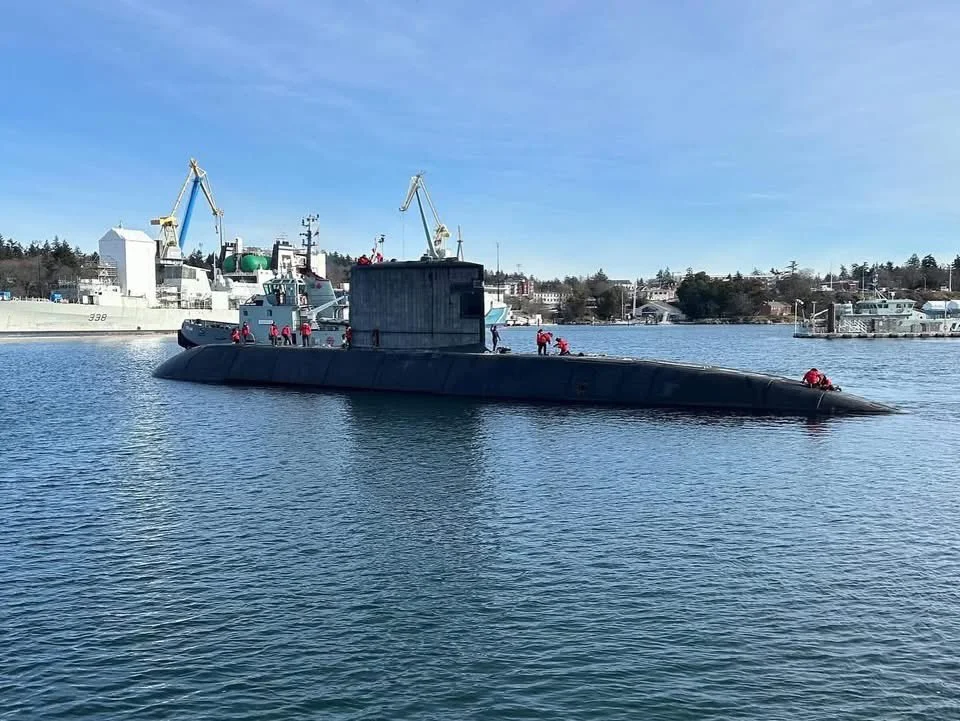Le sous-marin canadien HMCS Corner Brook