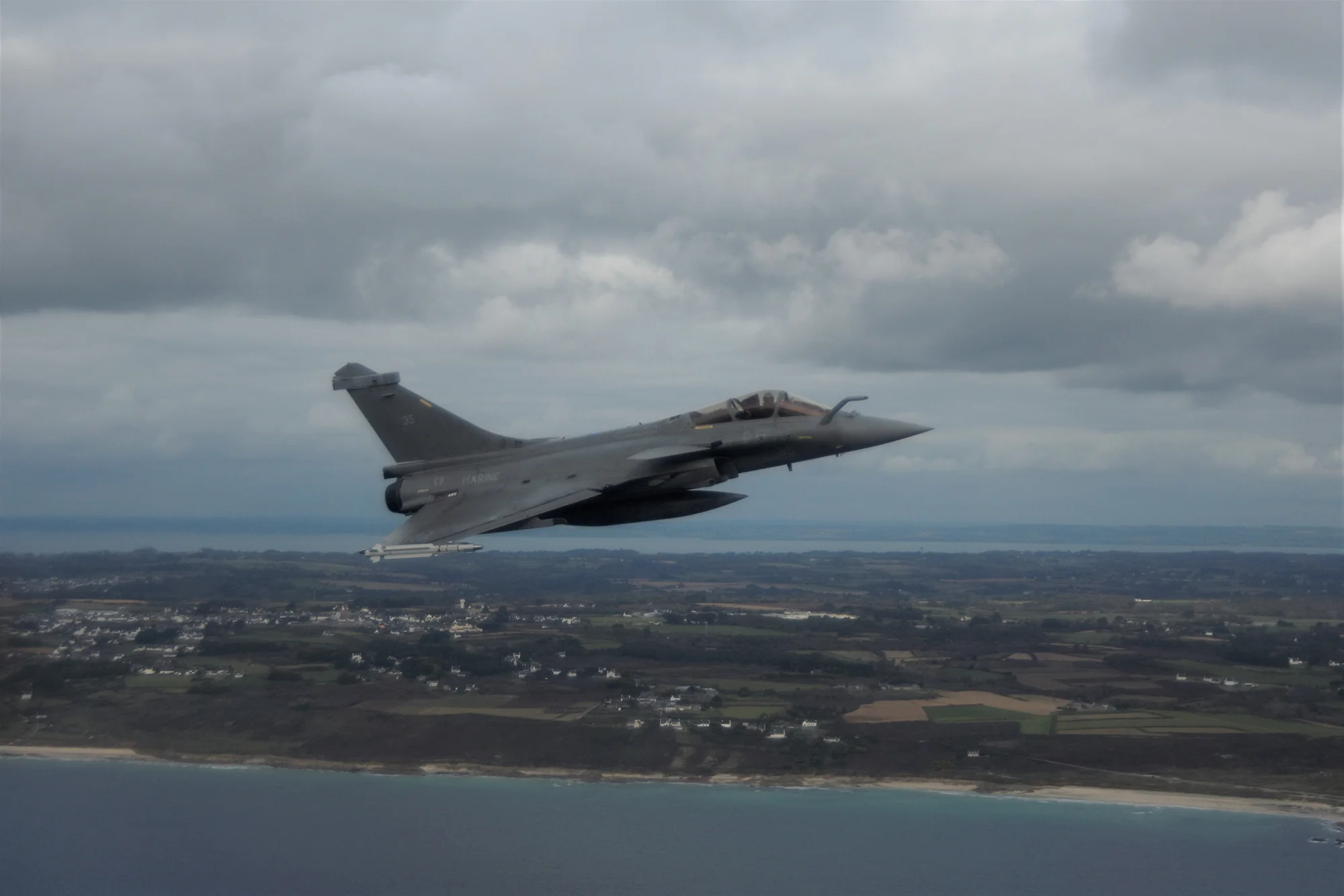 Un avion Rafale Marine