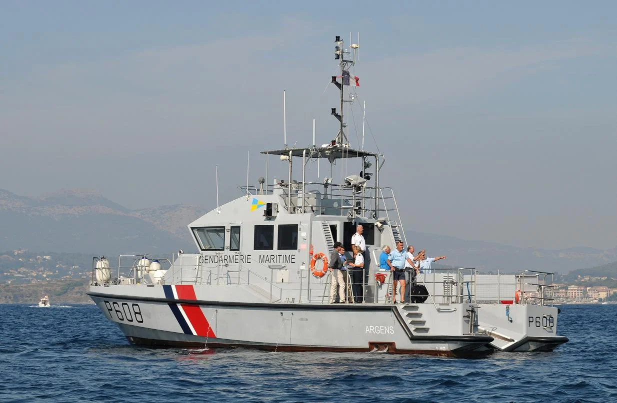 La vedette Argens de la gendarmerie maritime