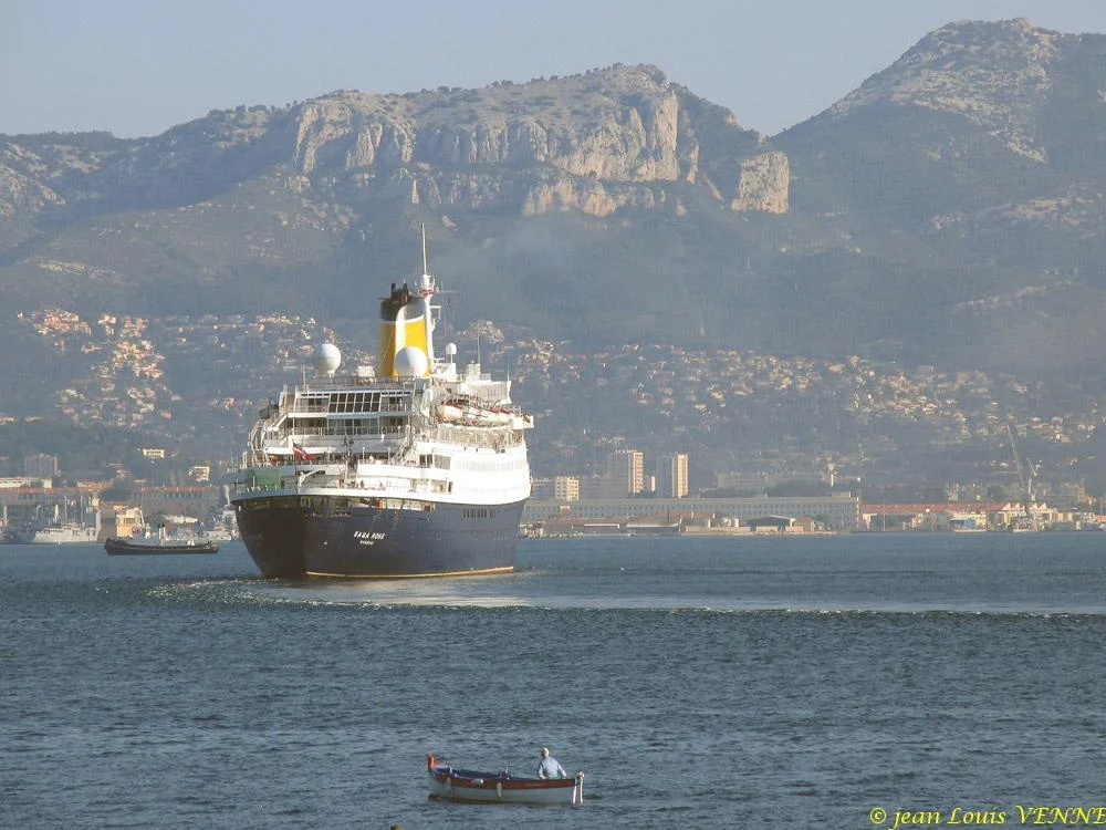 Le paquebot Saga Rose à Toulon