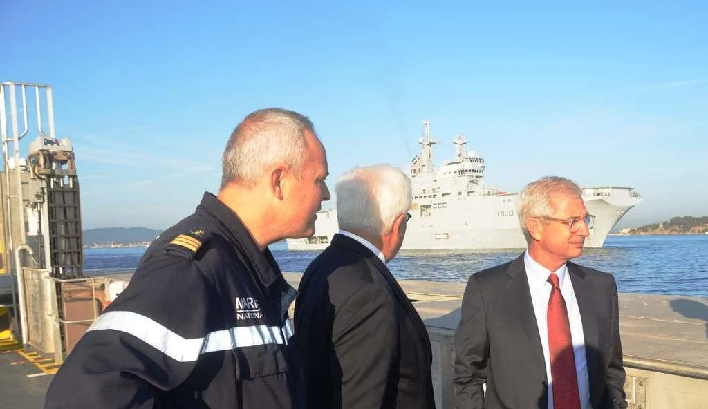  Visite du président de l’Assemblée nationale sur le BPC Mistral