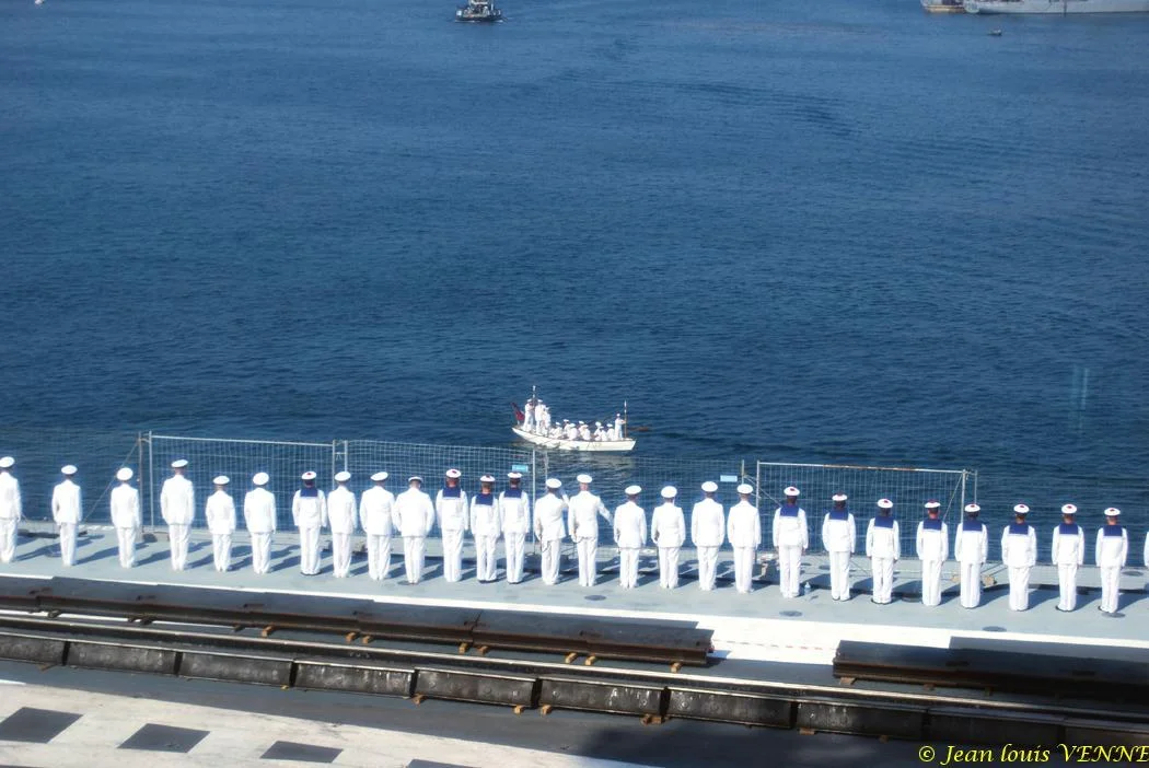 L'équipage au poste de bande