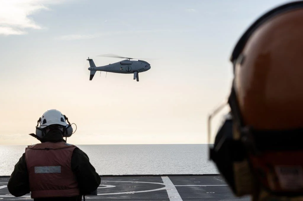 Un drone S-100 embarqué réalise ses premiers appontages