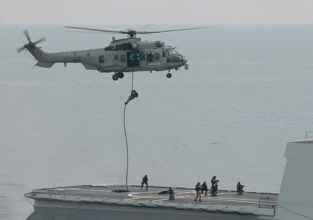 Démonstration de fast-ropping