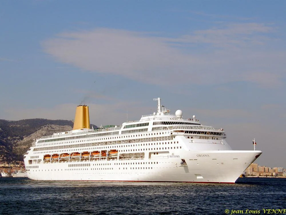 Le paquebot Oriana à La Seyne-sur-Mer