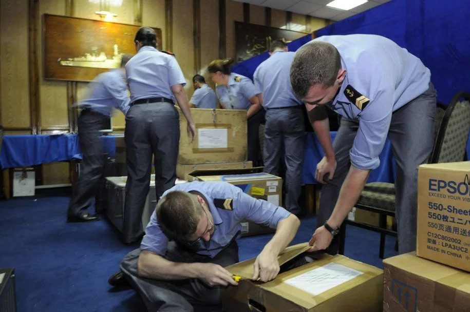 Installation de la cellule de commandement et de coordination