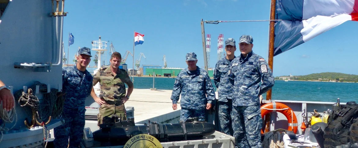 Le Pluton en escale en Croatie