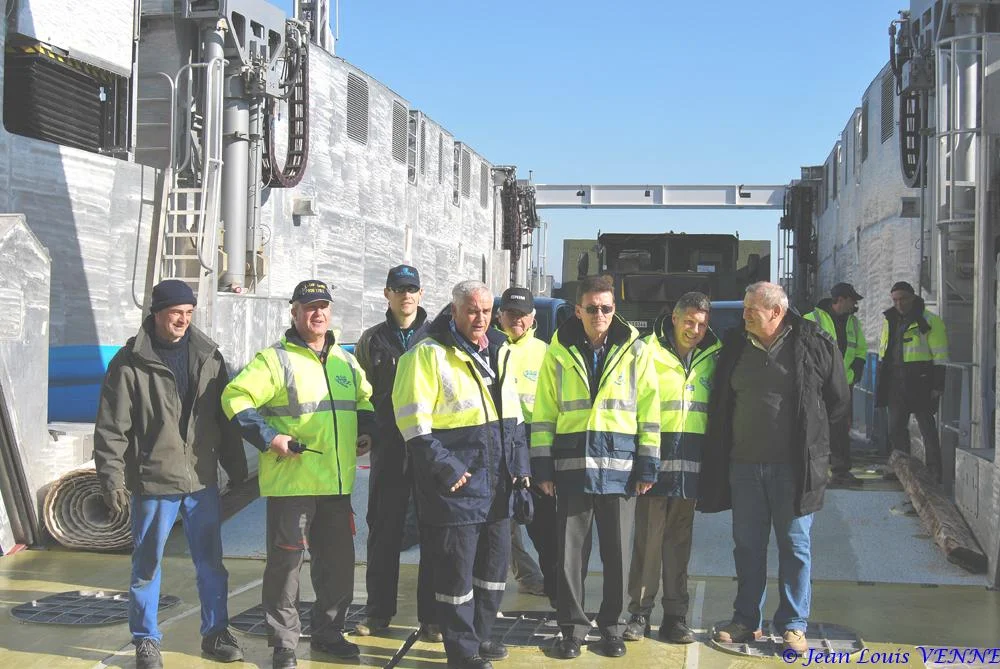 Premier plageage du L-CAT avec matériel roulant