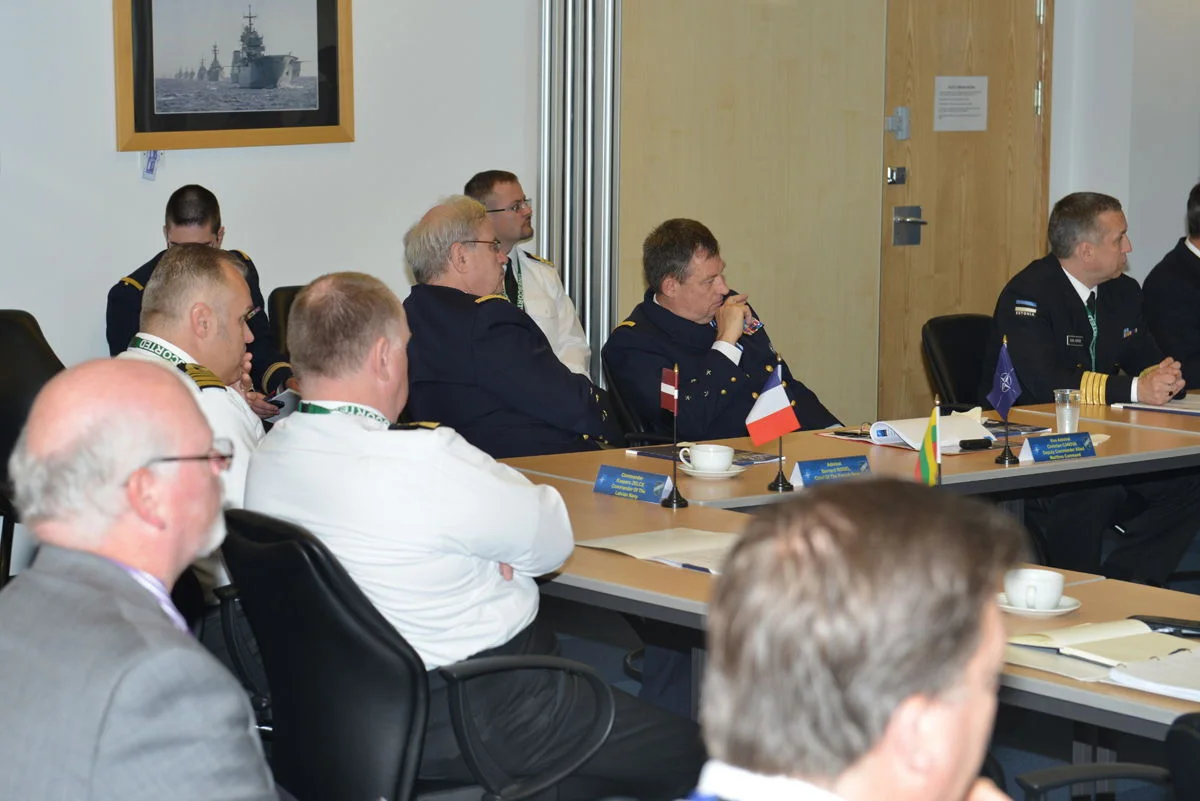 Rencontre entre les chefs de 15 marines alliées de l'OTAN
