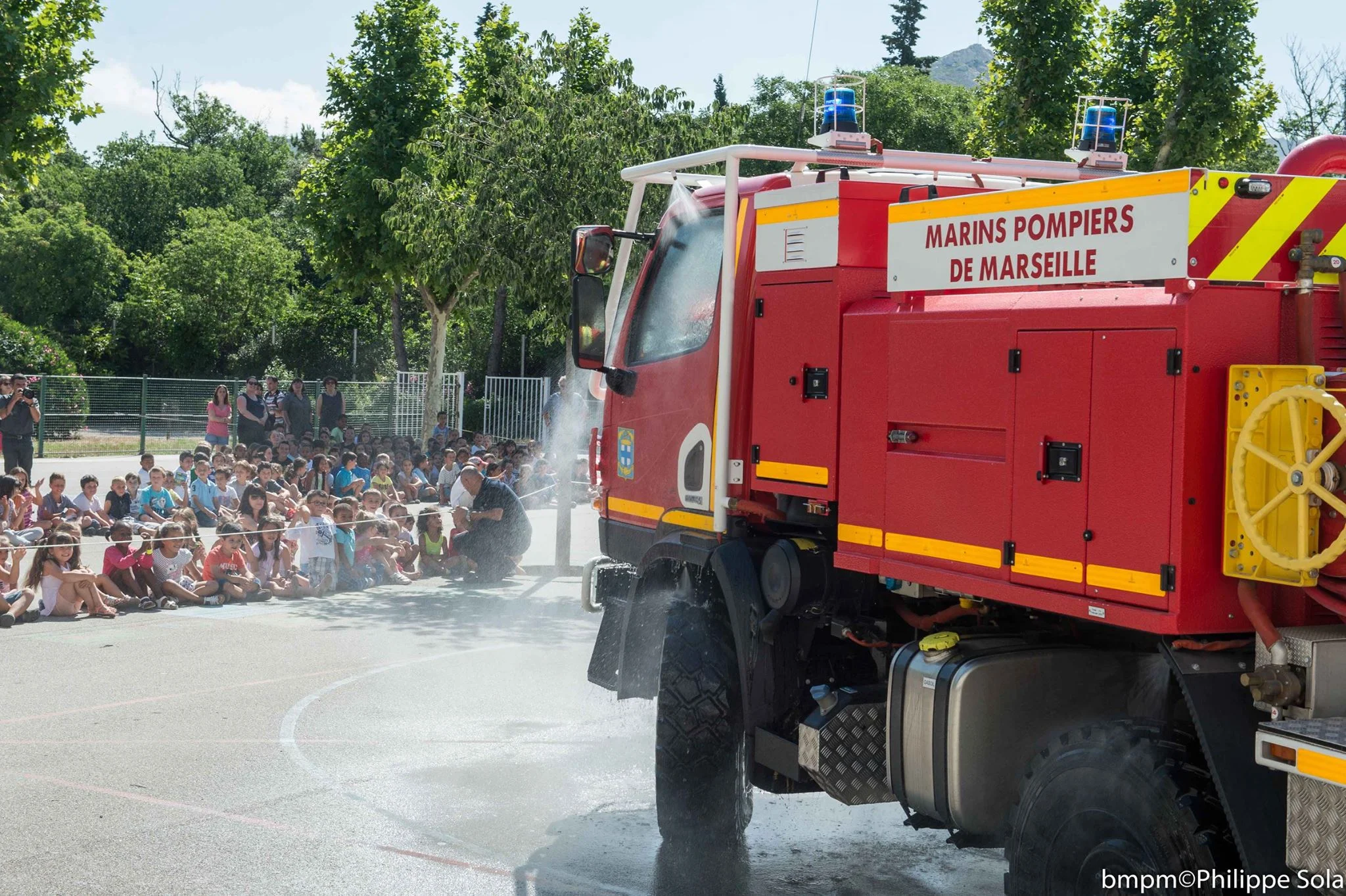 Première journée de prévention en école par le BMPM