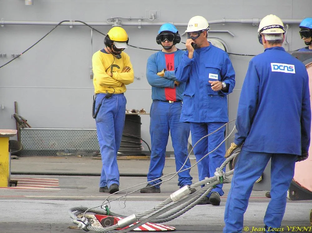 Essais des catapultes du Charles de Gaulle