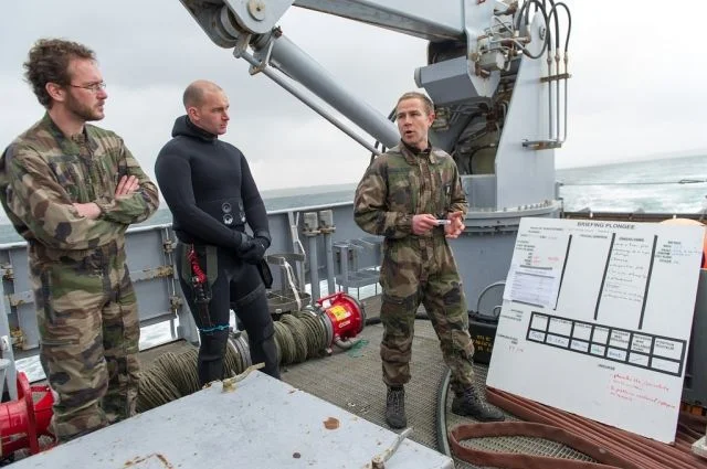 Briefing avant plongée