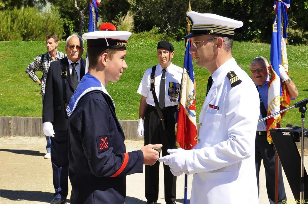 Les stagiaires de la préparation militaire marine de La Seyne-sur-mer reçoivent leur brevet