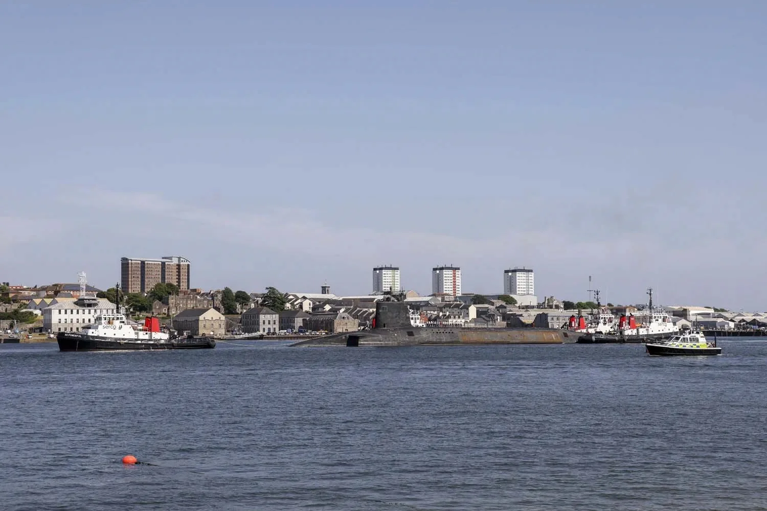 Le sous-marin nucléaire lanceur d'engins britannique HMS Victorious
