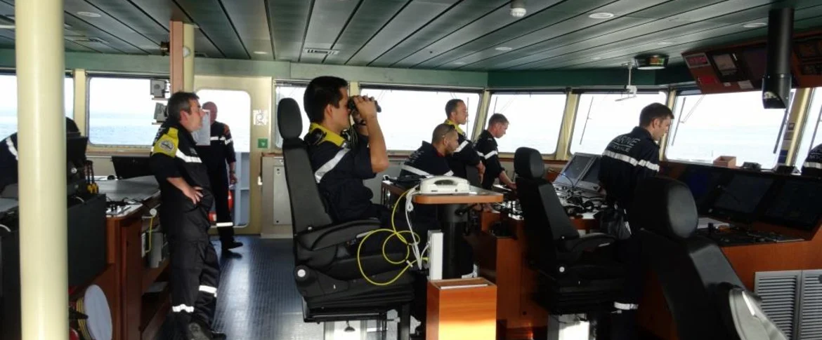 La passerelle du Bougainville