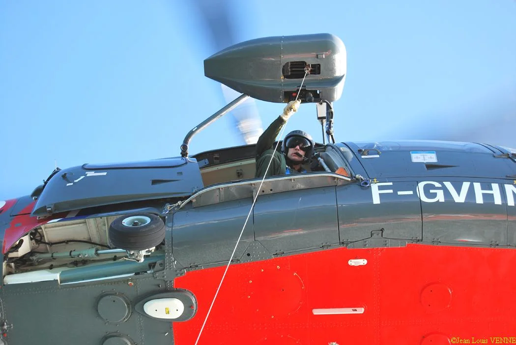 L'hélicoptère Dauphin de service public