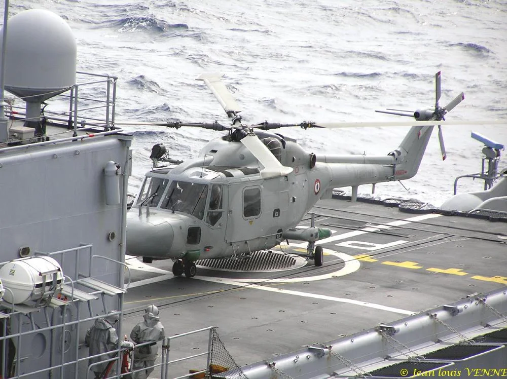 Décollage de l'hélicoptère Lynx