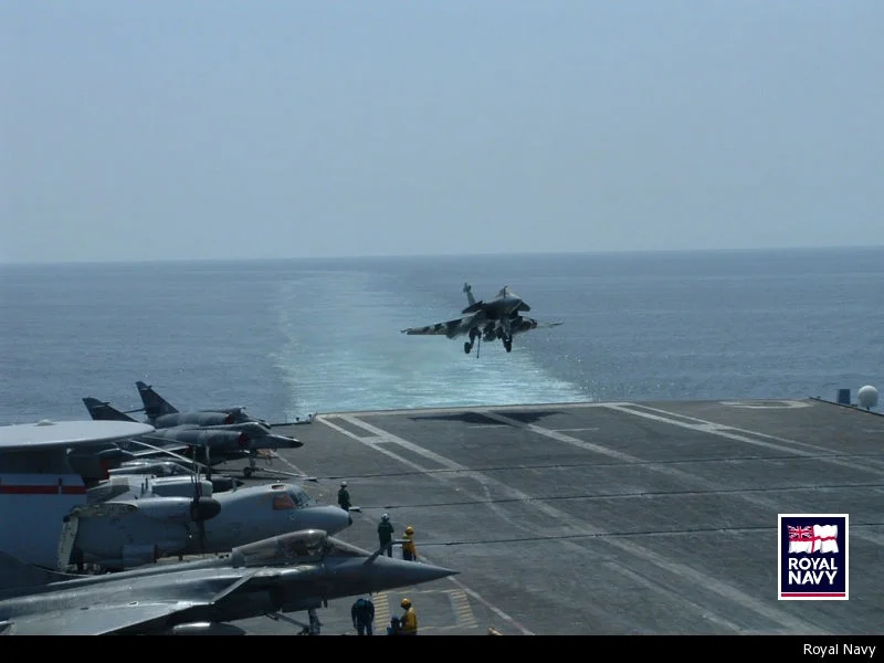 Appontage sur le Charles De Gaulle