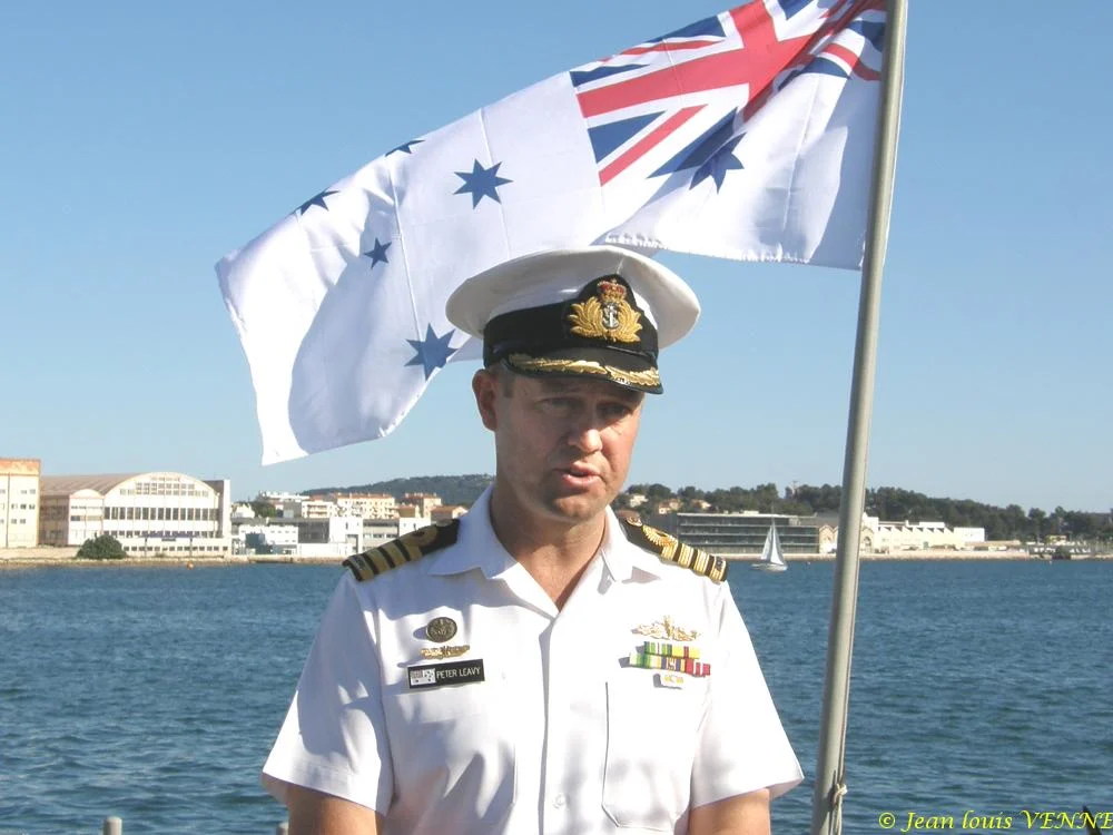 Le commandant Peter Leavy