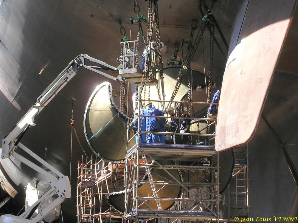 La seconde hélice du porte-avions