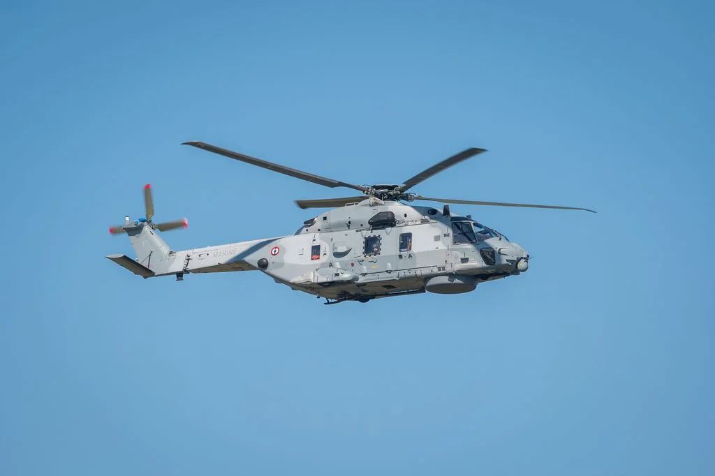 Un hélicoptère Caïman Marine de la flottille 33F