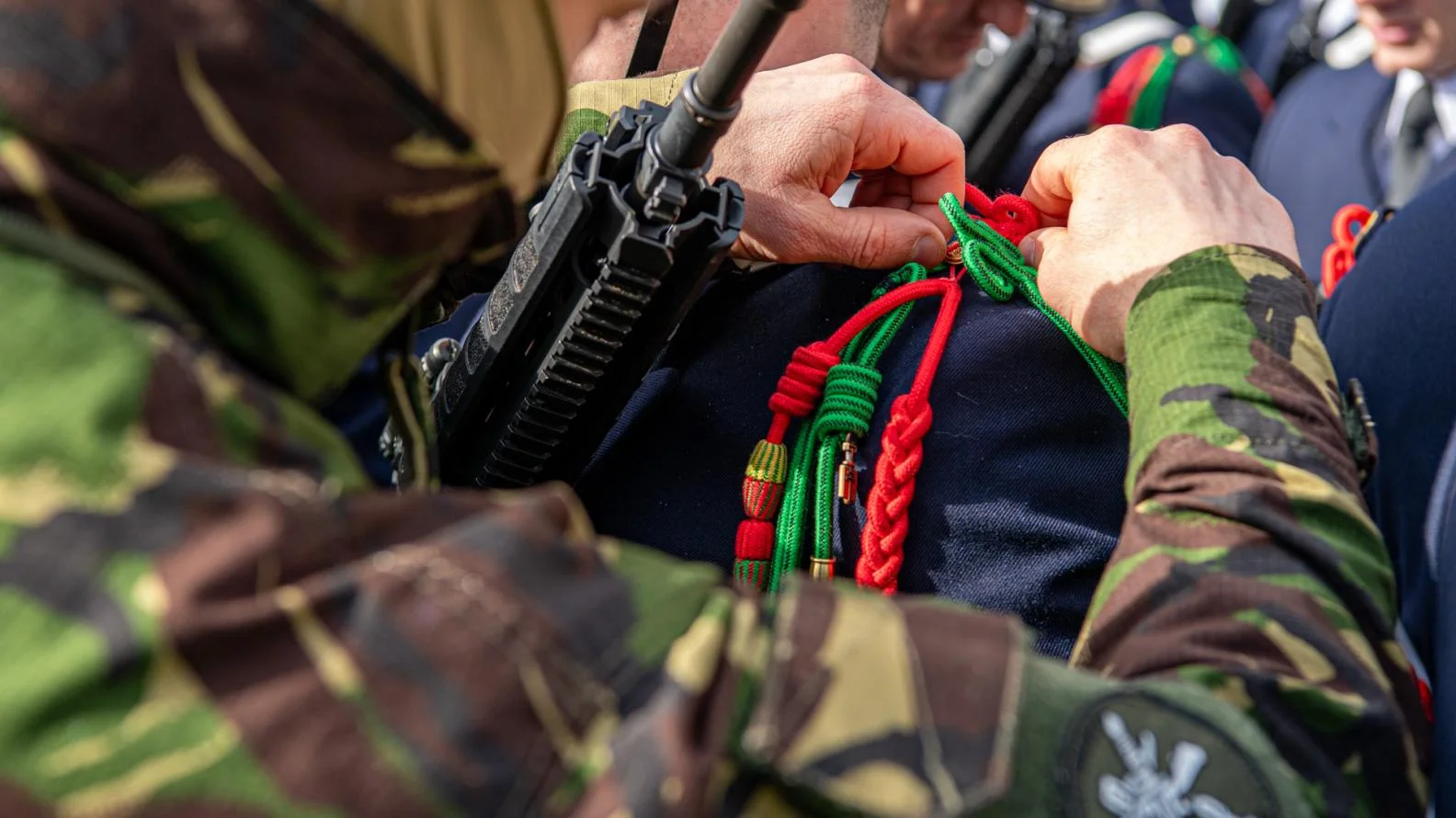 Remise de fourragères