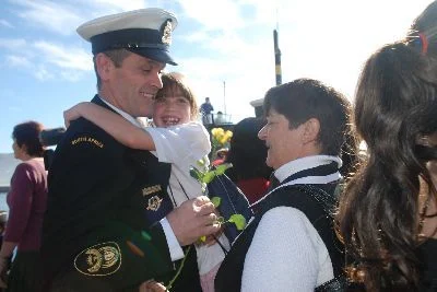 Les familles sont heureuses de retrouver leurs êtres chers