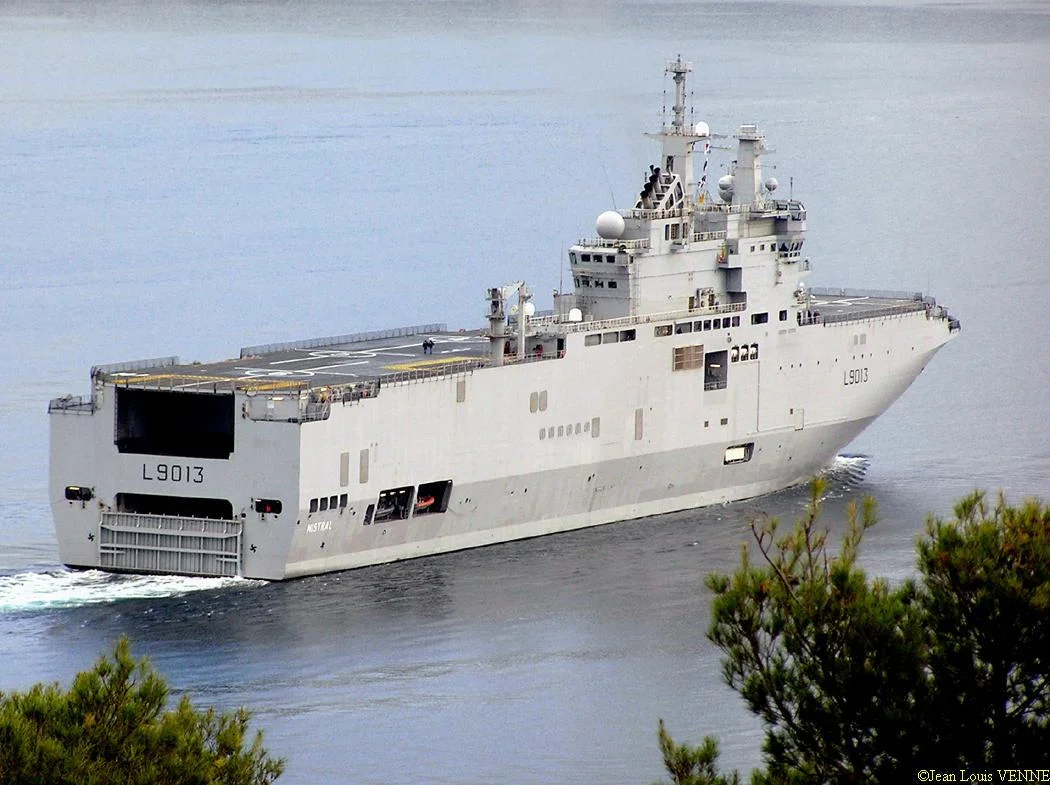 Le BPC Mistral appareille pour la Russie