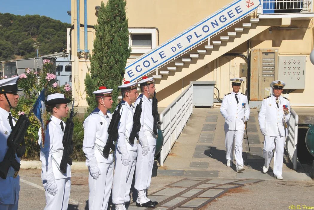 Arrivée du CV Lugan et du nouveau commandant